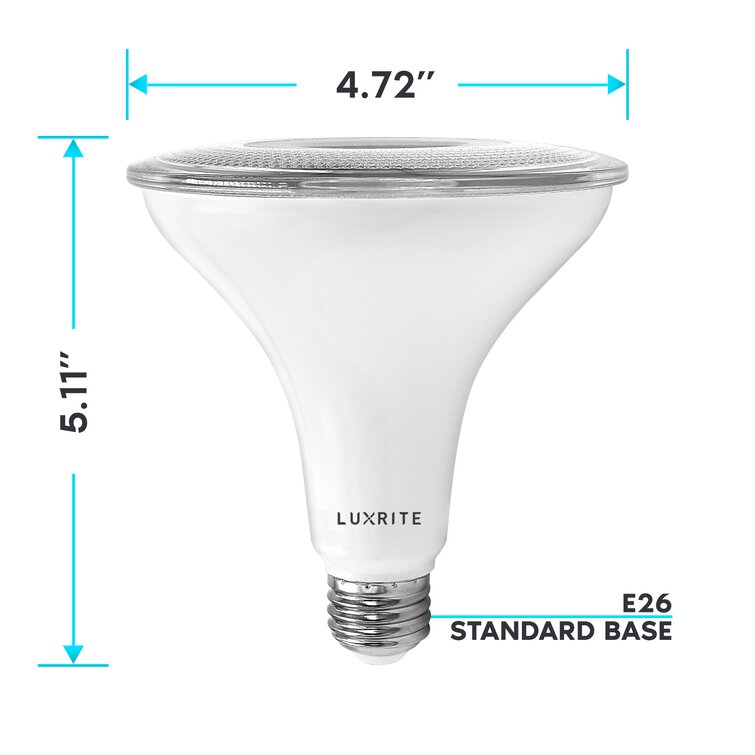 Luxrite 120 Watt Equivalent PAR38 E26 Medium Standard Dimmable